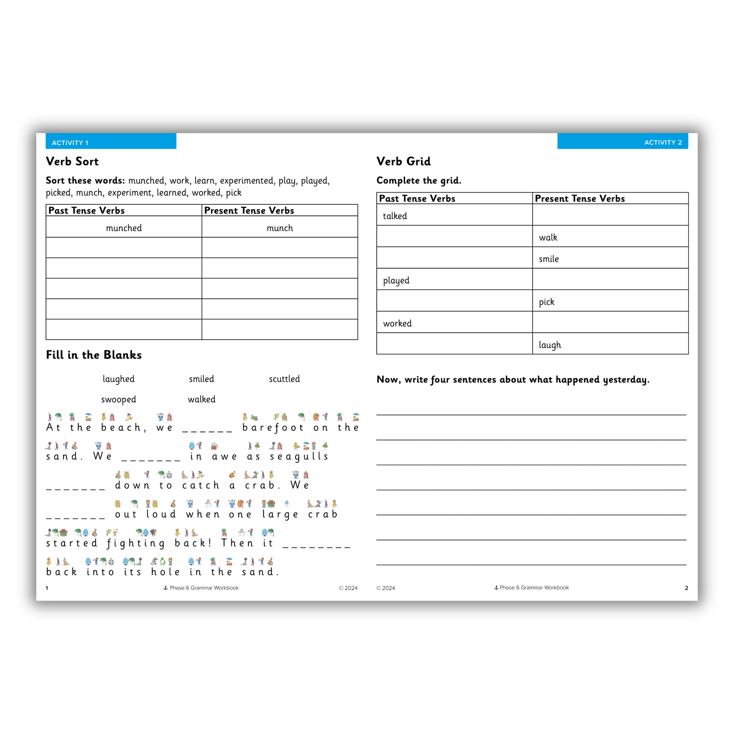 Phase 6 Grammar Workbook, Set of 10