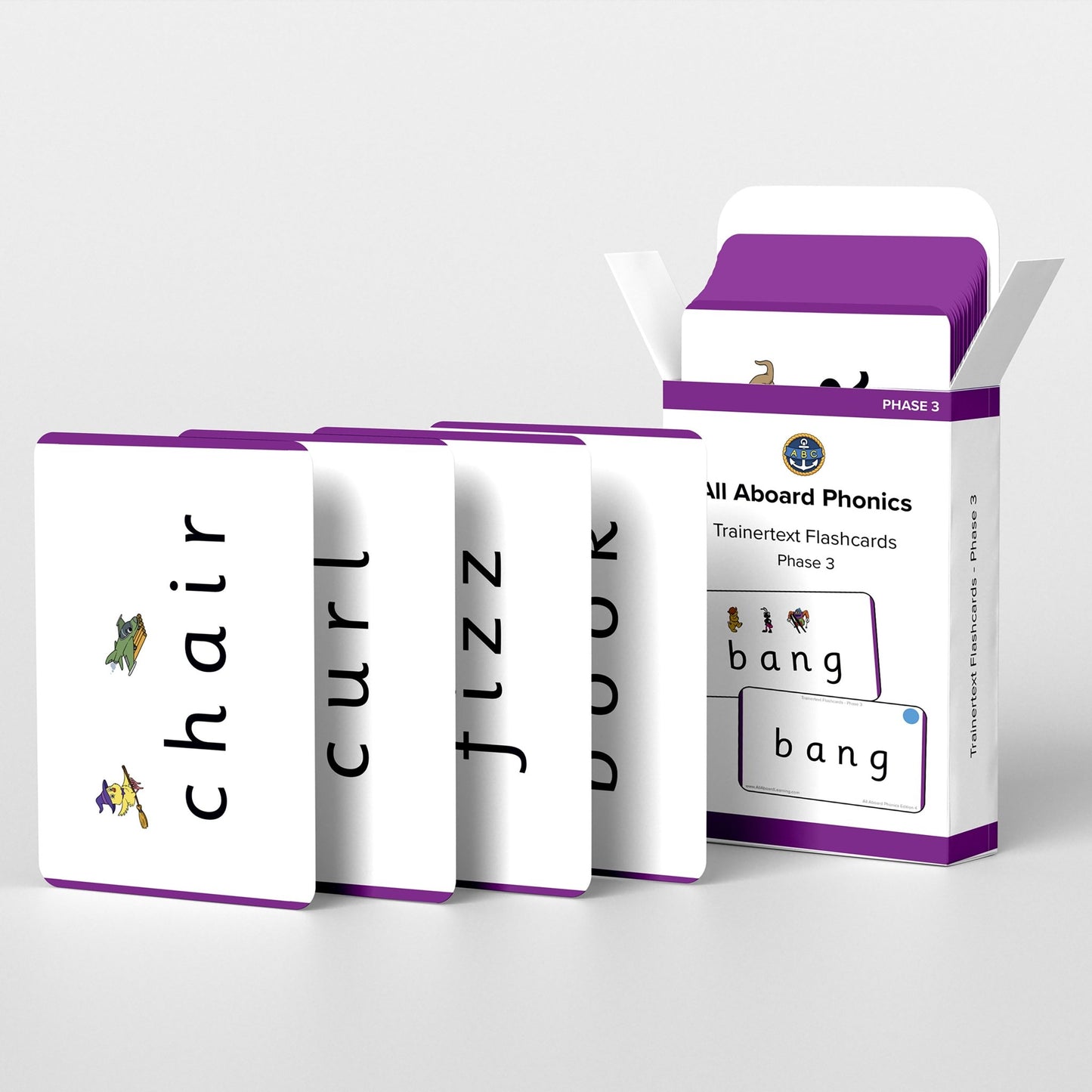 Trainertext Flashcards - Phases 2-5 Bundle - All Aboard Learning Ltd