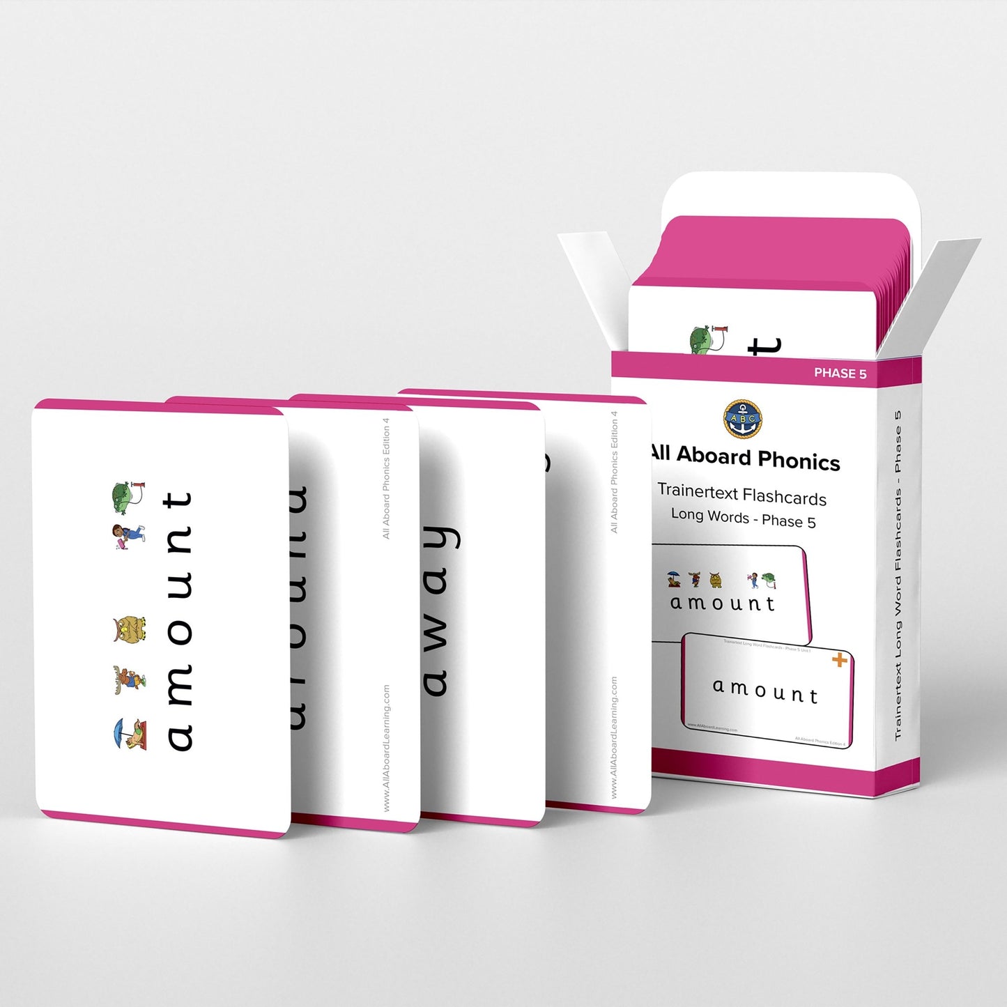 Trainertext Flashcards - Phases 2-5 Bundle - All Aboard Learning Ltd