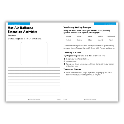 Phase 6 Reading Comprehension Workbook, Set of 10