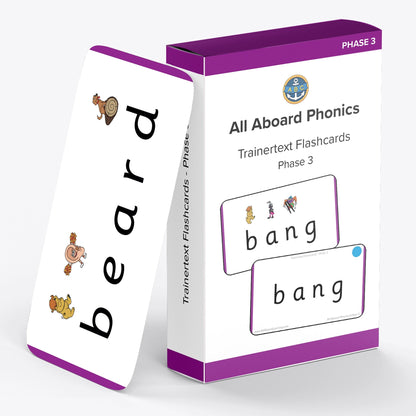 Trainertext Flashcards - Phases 2-5 Bundle - All Aboard Learning Ltd